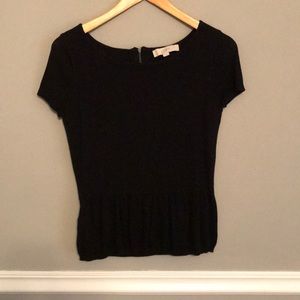 LOFT peplum top